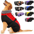 IECOii Extra Warm Dog Coat - Reflective, Adjustable Winter Jacket with Buckle & Fleece Turtleneck for Small to Extra Large Dogs