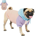 Tuff Pupper Dog Hoodie | Premium Quality 100% Organic Cotton | Ultra Soft Interior for Superior Comfort | Elastic Cuffs & Drawstring for Warmth | Stretch Fit Suitable for All Breeds (Pastel, S)
