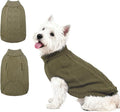 Mihachi Turtleneck Dog Sweater - Winter Coat Apparel Classic Cable Knit Clothes with Leash Hole for Cold Weather, Ideal Gift for Pet in New Year Army Green New SM