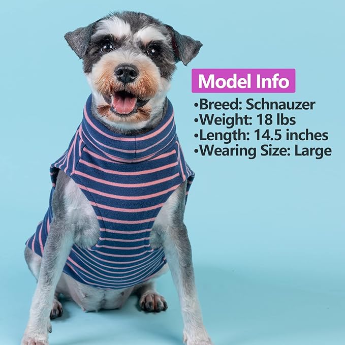 KYEESE 2Pack Dog Sweater Pullover Dog Sweaters for Small Dogs Girl Soft Dogs Clothes Stretchy Pet Sweatshirt Warm Dachshund Clothes Small Pets Sweaters Turtleneck Pet Coats