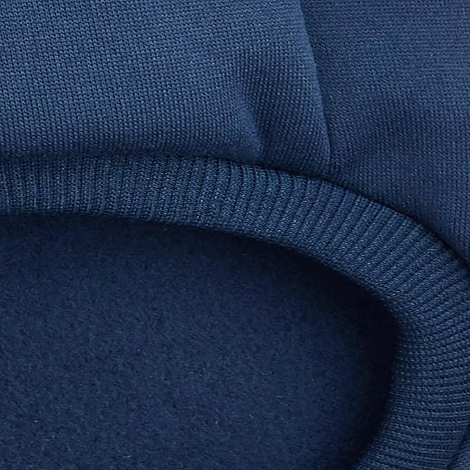 Puppy Sweater for Small Dogs Clothes Warm Winter Cat Clothe Pet Sweatshirt Knitwear Doggie Kitten Clothing (Large, Navy)
