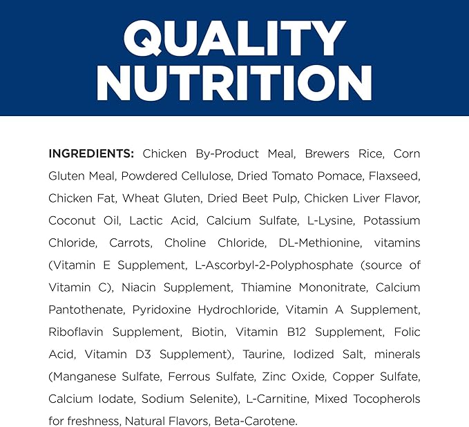 Hill's Prescription Diet Metabolic Weight Management Chicken Flavor Dry Cat Food, Veterinary Diet, 4 lb. Bag