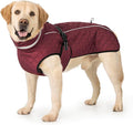 Dog Winter Coat for Small Medium Dogs, Reflective Dog Winter Jacket, Thick Fleece Snowsuit & Christmas Vest, Warm Water-Resistant Puppy Coat, Small Doggie Jackets for Cold Weather