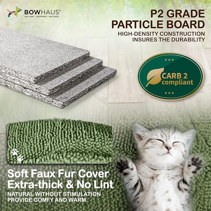 CAPHAUS Cactus Cat Tower for Indoor Cats, Cute 40-Inch Small Cactus Cat Tree w/Widened Perch for Large Cats & Kittens, Multi-Level Cat Activity Tree w/Scratching Post, Tunnel, Basket, Cat Cave Condo