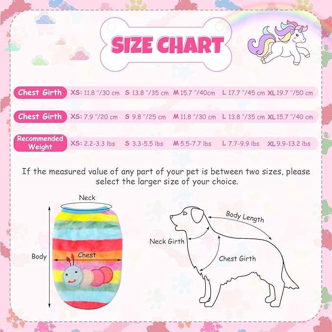 6 Pcs Puppy Clothes for Christmas Winter Warm Cute Pet Sweaters Flannel Dog Vest Paw Print Cat Clothes for Chihuahua Dachshunds Male Female Puppy(Animal Pattern,M(Body Length:11.8” Chest:15.7”))