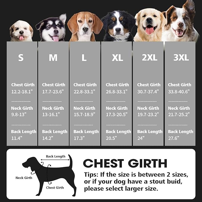 Fragralley Dog Coat Small, Waterproof Dog Jacket with Warm Fleece Lining, Adjustable Reflective Dogs Winter Coat, Turtleneck Pet Coats for Cold Weather (Black S)