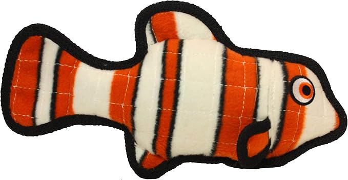 TUFFY - World's Tuffest Soft Dog Toy - Ocean Stingray - Squeakers - Multiple Layers. Made Durable, Strong & Tough. Interactive Play (Tug, Toss & Fetch). Machine Washable & Floats. (2 Combo Pack)