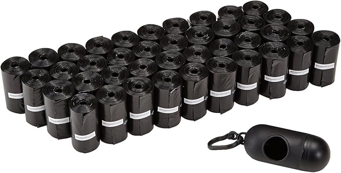 Amazon Basics Dog Waste Bags (600-Pack) and Training Pads (150-Pack)