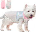 EMUST Warm Dog Jacket, Cozy Dog Fleece Coat with Leash Hole, Waterproof Reversible Winter Sweater Coats for Small Dogs, Cream, XS