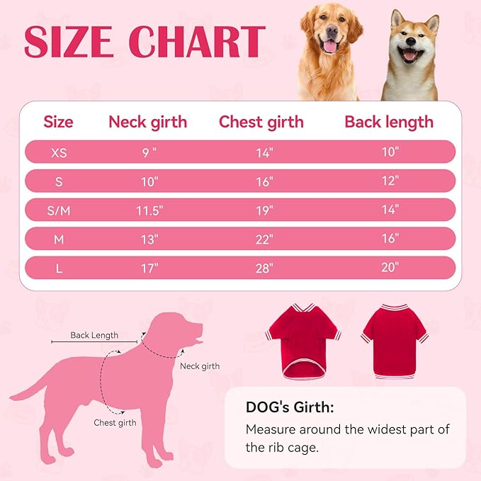 Dog Sweaters for Large Dogs, Brushed Fleece Dog Sweater Baseball Jacket Large Pet Sweater Clothes Soft Warm Boy Girl Pet(Red-L)