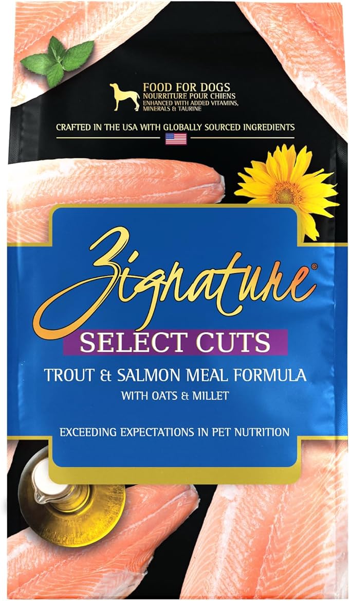 Zignature Select Cuts Trout & Salmon Formula Dry Dog Food 12.5lb