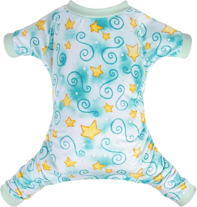 CuteBone Small Dogs Outfit Soft Puppy Onesies Pjs Dog Pajamas Pet Coat Cat Apparel Comfy Doggie Jumpsuit Bodysuit for All Seasons P279S