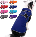 MIGOHI Reflective Waterproof Windproof Dog Coat - Warm Jacket Reversible Stormguard Winter Vest for Small to Large Dogs (Navy, XXL)