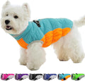 Warm Dog Jackets for Small Dogs, Waterproof Dog Coat with Harness Built in, Zipper Clousure, Fleece Lining for Cold Weather, Small Pet Winter Clothes for Shih Tzu, Yorkshire, Bichon - S