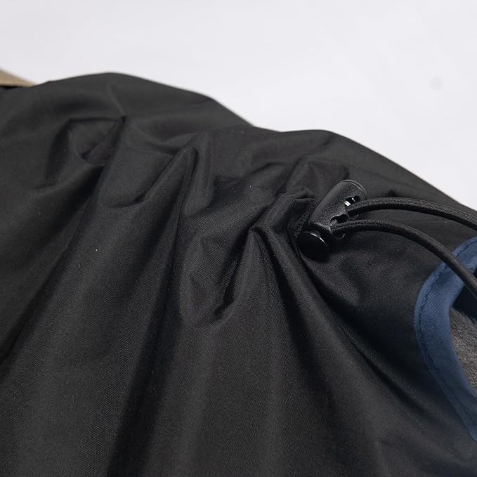 Dog Raincoat with Hood for Medium and Large Dogs - Heavy Rain Resistant Rain Coat for Dogs with 6000mmH2O Waterproof Rating | Lightweight and Adjustable Waterproof Dog Coat | 65 (XL)