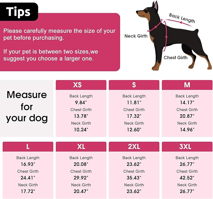 SAWMONG Dog Coat, Warm Dog Winter Coat, Waterproof Fleece Jacket, Cold Weather Dogs Jacket (M,Rosered)