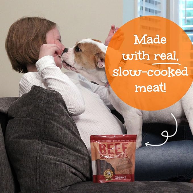 Happy Howie's Sausage Treats - Healthy Chewy Dog Treats, Flavorful Slow Cooked Lamb, Natural Ingredients, Hormone Free - Lamb, 80 Count (Pack of 1)