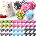 36 Pcs Dog Squeaky Tennis Balls 2.5 Inch Interactive Pet Toys Ball for Small Medium Large Dog Plush Chew Toys Teeth Cleaning for Aggressive Chewers Cat Interactive Training