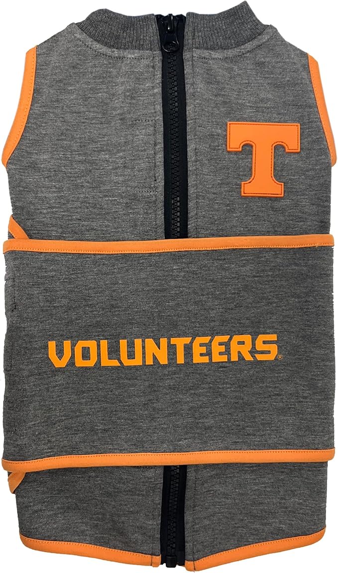 NCAA Tennessee Volunteers Dog Anxiety Shirt Calming Soothing Vest for Dogs Cats with Anxiety, Fears, Fireworks, Loud Noises, Dark, Lonely Keeps Dogs Calm Feeling Safe, Relaxing Jacket Medium