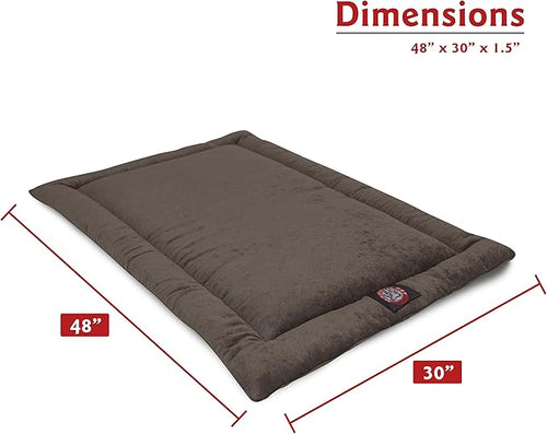 48" Villa Storm Gray Crate Dog Bed Mat By Majestic Pet Products