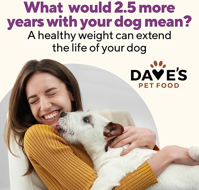 Dave's Pet Food Weight Management Dog Food (Turkey & Vegetables), Made in USA, Weight Loss, Soft, Canned Wet, 13.2oz (12 Pack)