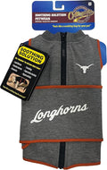 NCAA Texas Longhorns Dog Anxiety Shirt Calming Soothing Vest, for Dogs & Cats with Anxiety, Fears, Fireworks, Loud Noises, Dark, Lonely Keeps Dogs Calm Feeling Safe, Relaxing Jacket, Large