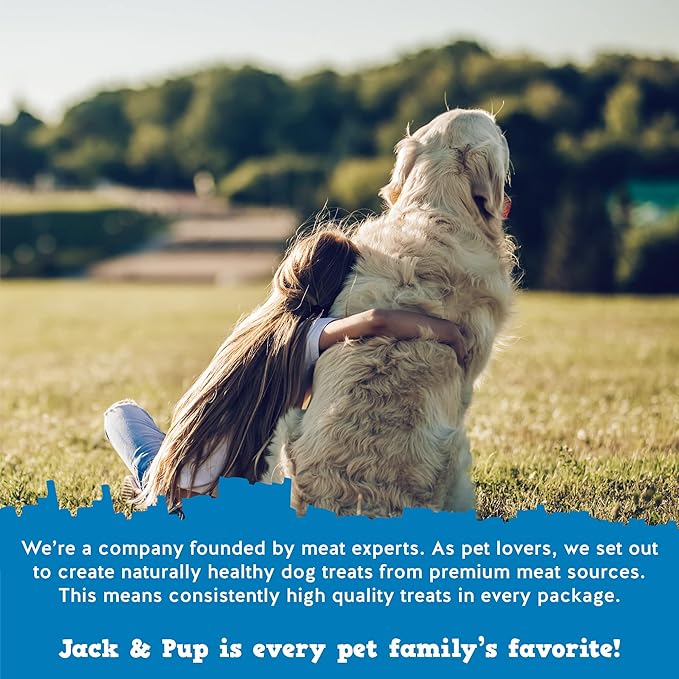 Jack&Pup 5-6" Filled Dog Bones for Large Dogs, Flavored Shin Dog Bones Long Lasting, Stuffed Bone for Dogs, High Protein, Bacon and Cheese Flavor - 3 Pack
