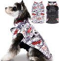 CuteBone Winter Dog Jacket - Reversible, Windproof & Waterproof Soft Coat with Leash Hole for Small to Large Dogs