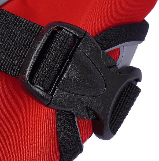 Warm Dog Coat for Winter,Waterproof Jacket with Zipper,Detachable Dog Coat with Adjustable Buckle,Comfortable Jacket for Dogs in Cold and Windy Days.XS Red