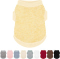 Cozy and Functional Dog Shirts for Small Puppies: Stretchable Ginger Attire with Easy-On Design, Ideal for Chihuahuas and Yorkies - Enhance Comfort and Playfulness on Chill Days Small