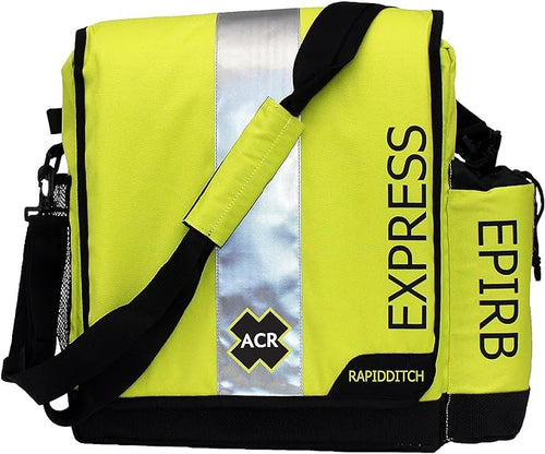ACR GlobalFix V6 EPIRB with RapidDitch Express Bag - 2343.1: Reliable Emergency Beacon with Quick-Release Bag for Fast Deployment in Critical situations.