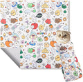 27.6" Cat Wrap for Cutting Nails, Self-Adhesive Cat Grooming Wrap Anti-Escape Cat Restraint for Nail Clipping Cat Swaddle Wrap Cat Wrapping Cloth for Pet Cleaning and Beauty (Within 15lbs)