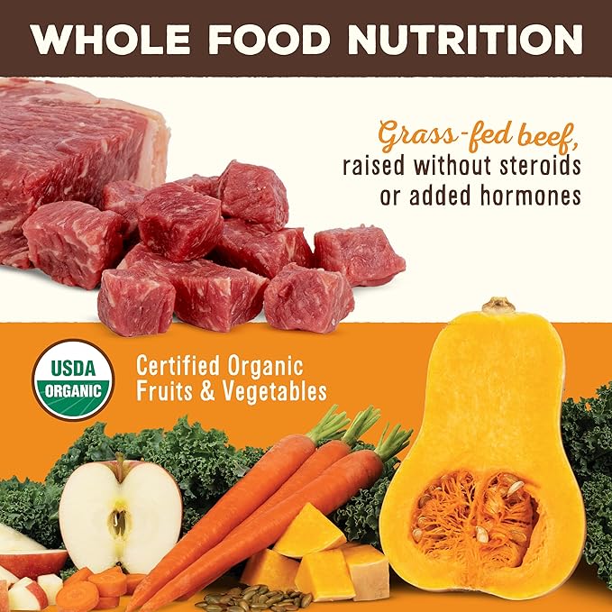 Primal Freeze Dried Raw Dog Food Nuggets, Beef, Complete & Balanced Meal, Also Use as Topper or Treat, Premium, Healthy, Grain Free, High Protein Raw Dog Food, 14 oz