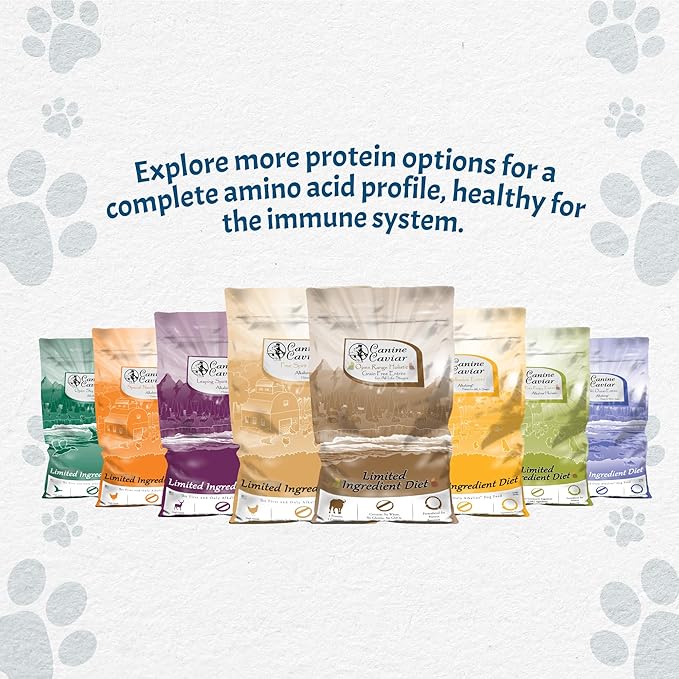 Canine Caviar - Free Spirit: Chicken & Pearl Millet Alkaline Dry Dog Food, Limited Ingredients, Gluten-Free, Based on Science & Research, Veterinary Alternative Diet (11 Pound Bag)