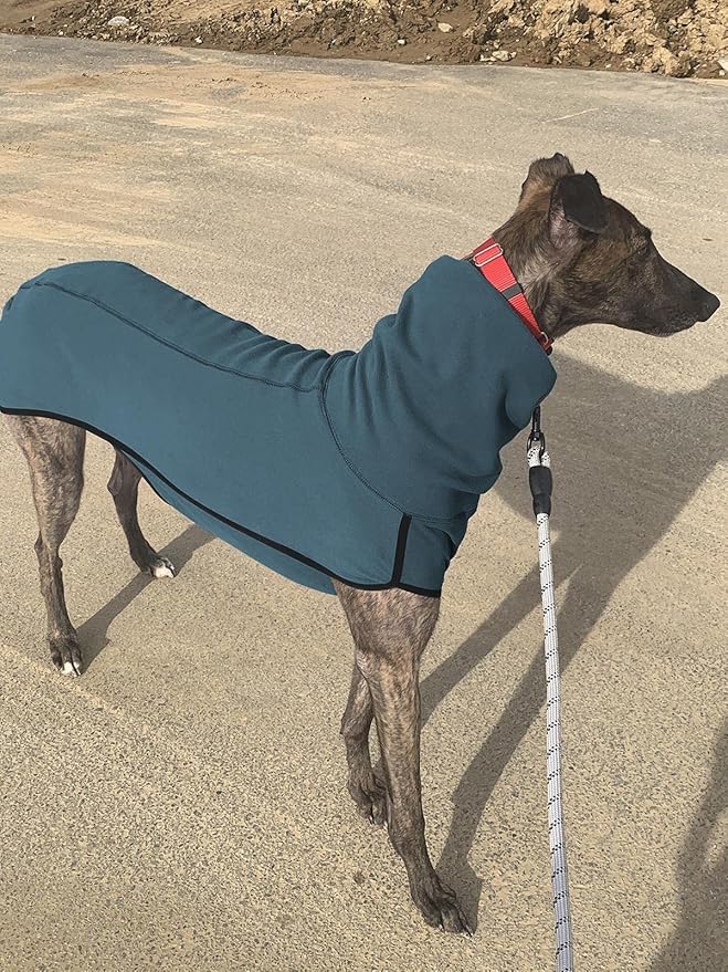 Esobo Fleece Dog Apparel Winter Warm Dog Coat Doggie Turtleneck Cozy Jacket Soft Shirt Vest Stylish Pet Outfits for Small Medium Large Dogs
