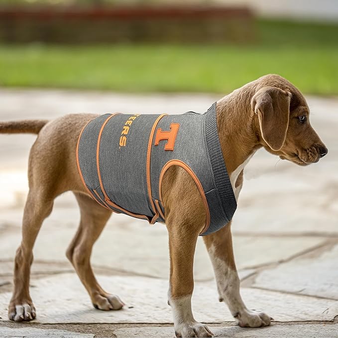 NCAA Tennessee Volunteers Dog Anxiety Shirt Calming Soothing Vest for Dogs Cats with Anxiety, Fears, Fireworks, Loud Noises, Dark, Lonely Keeps Dogs Calm Feeling Safe, Relaxing Jacket X-Small