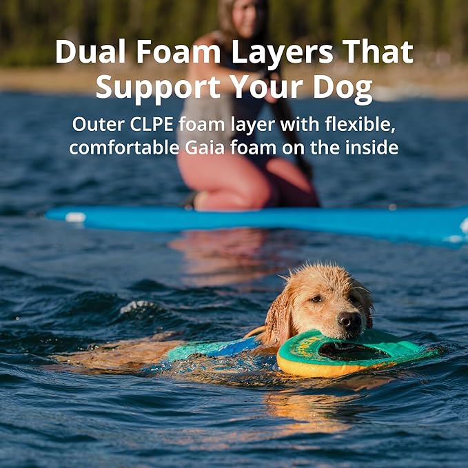 Ruffwear, Float Coat Dog Life Jacket, Premium Buoyancy Swim Vest with Lift Handle, Secure Fit & Reflective Trim, Adjustable Flotation for Swimming, Boating, & Outdoor Adventures, Purple Lily, Small