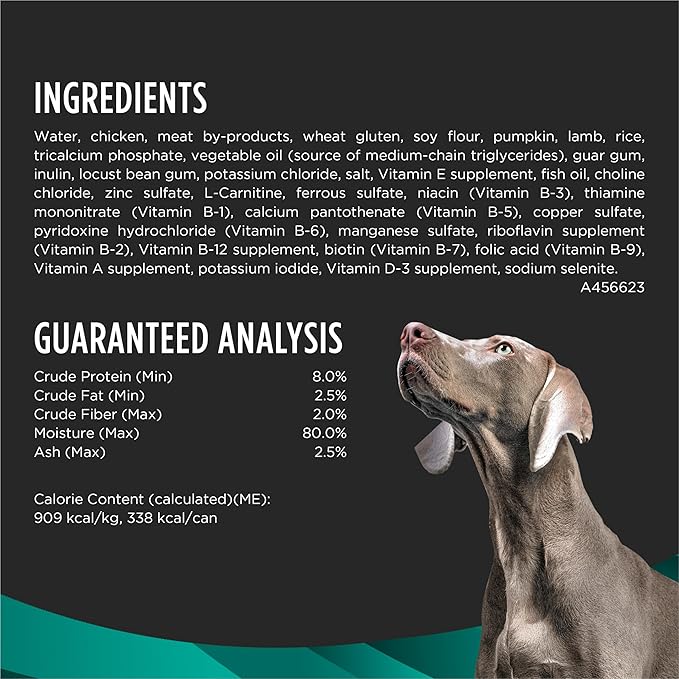 Pro Plan Veterinary Diets Purina EN Savory Selects Gastroenteric with Lamb in Gravy Canine Formula Gastrointestinal Dog Food - (Pack of 12) 13.3 oz. Cans