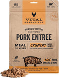 Vital Essentials Freeze-Dried Raw Pork Meal or Mixer Cat Food Crunchy Nibs, 12 oz