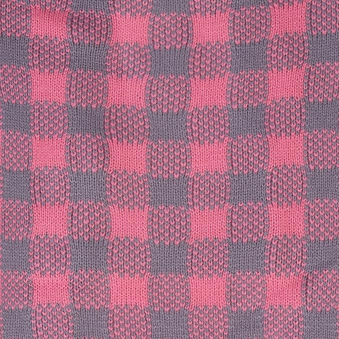 PUPTECK Dog Sweaters for Large Medium Small Dogs - Fall Classic Plaid Style Puppy Holiday Winter Coat Clothes Warm