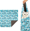 27.6" Cat Grooming Wrap, Cat Wrap for Cutting Nails, Anti-Scratch, Anti-Escape Calming Packaging, Cat Swaddle Wrap, X-Large