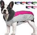 Dog Coat, Waterproof Ripstop Dog Winter Jacket with Leash Hole, Reflective Adjustable Warm Pet Fleece Snow Sweater for Small Medium Large Dogs - Rosy Red, 3XL