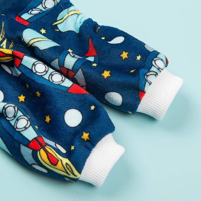 CuteBone Small Dogs Outfit Soft Puppy Onesies Pjs Dog Pajamas Pet Coat Cat Apparel Comfy Doggie Jumpsuit Bodysuit for All Seasons P16S