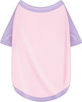 Stylish Pink Color Block Dog Shirt: Premium Polycotton Blend, Comfortable, Breathable, and Wrinkle-Resistant. Perfect Apparel for Small, Medium, & Large Dogs, a Must-Have for Pet Lovers 4XL
