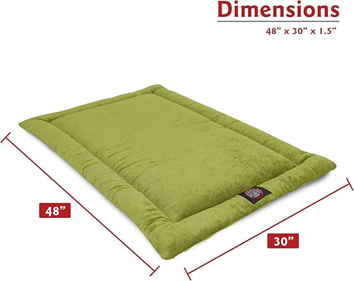 48" Villa Green Apple Crate Dog Bed Mat By Majestic Pet Products