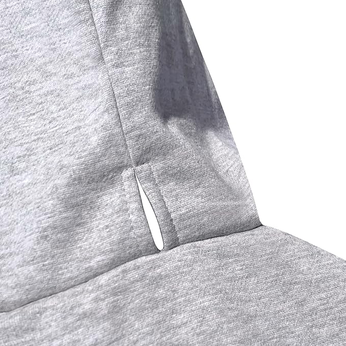 Extra Large Dog Clothes Hoodies Zip Up Sweaters for Big Dogs Labrador Golden Retriever Puppy Grey 2XL