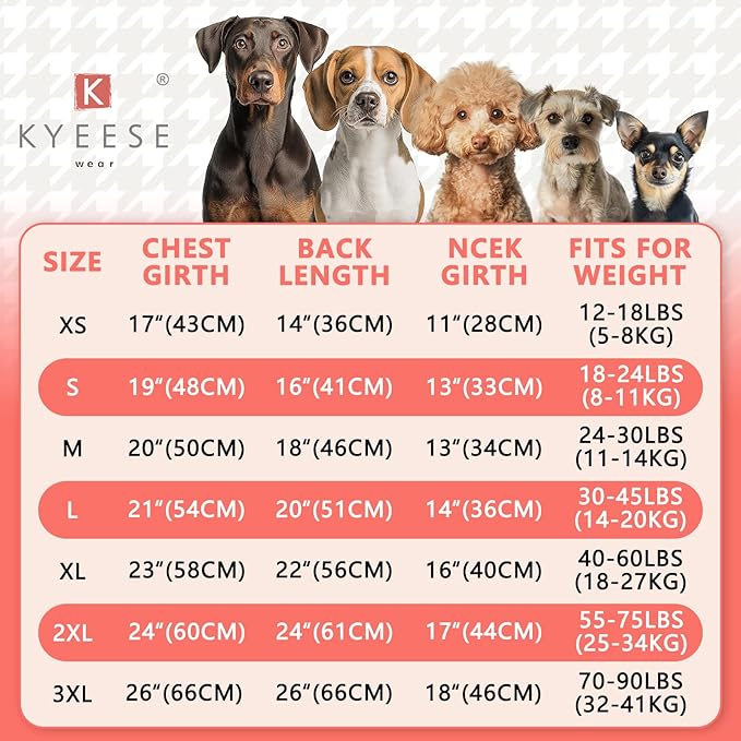 KYEESE Dog Sweater with Leash Hole for Small Dogs Male Warm Pullover with Reflective Thread Soft Knitwear Boy Dog Clothes Cozy Lightweight Thick Sweater Pet Indoor Outdoor Wear,Dark Red,X-Small