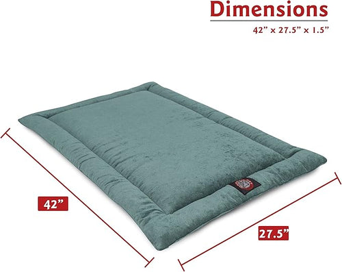 42" Villa Azure Blue Crate Dog Bed Mat By Majestic Pet Products