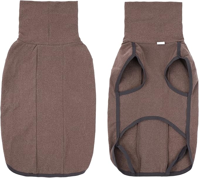 Dog Sweater Pullover Cold Weather Vest for Dogs Dog Sweatshirt & Jacket for Indoor and Outdoor Use (XX-Small, Brown)