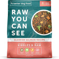 A Better Dog Food | Salmon Dry Dog Food | Raw You Can See | High Protein Kibble + Freeze Dried Raw Dog Food